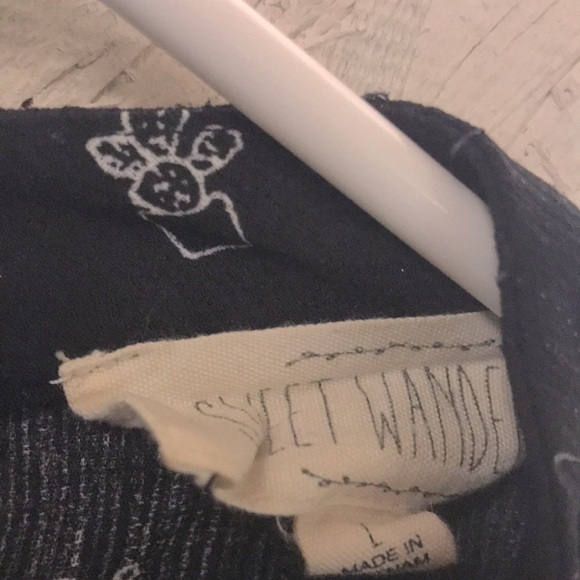 Womens Lightweight 3/4 Sleeve Cold Shoulder Button Down Top by SWEET WANDERER - Picture 5 of 9